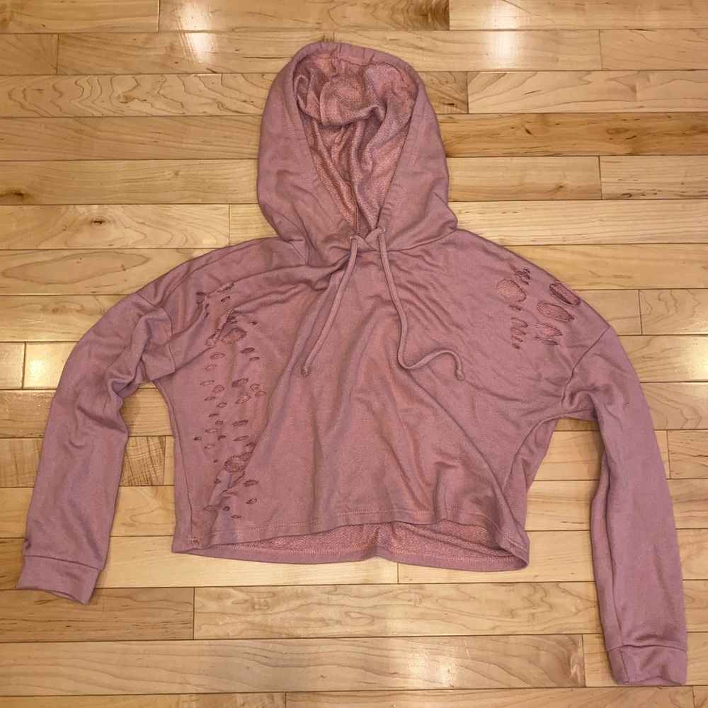 Charlotte Russe sweatshirt crop